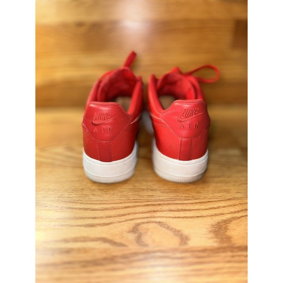 Mens Nike Air Force 1 \'07 LV8 Ostrich Gym Red White 718152-603 Men’s Sz 9 main image 5
